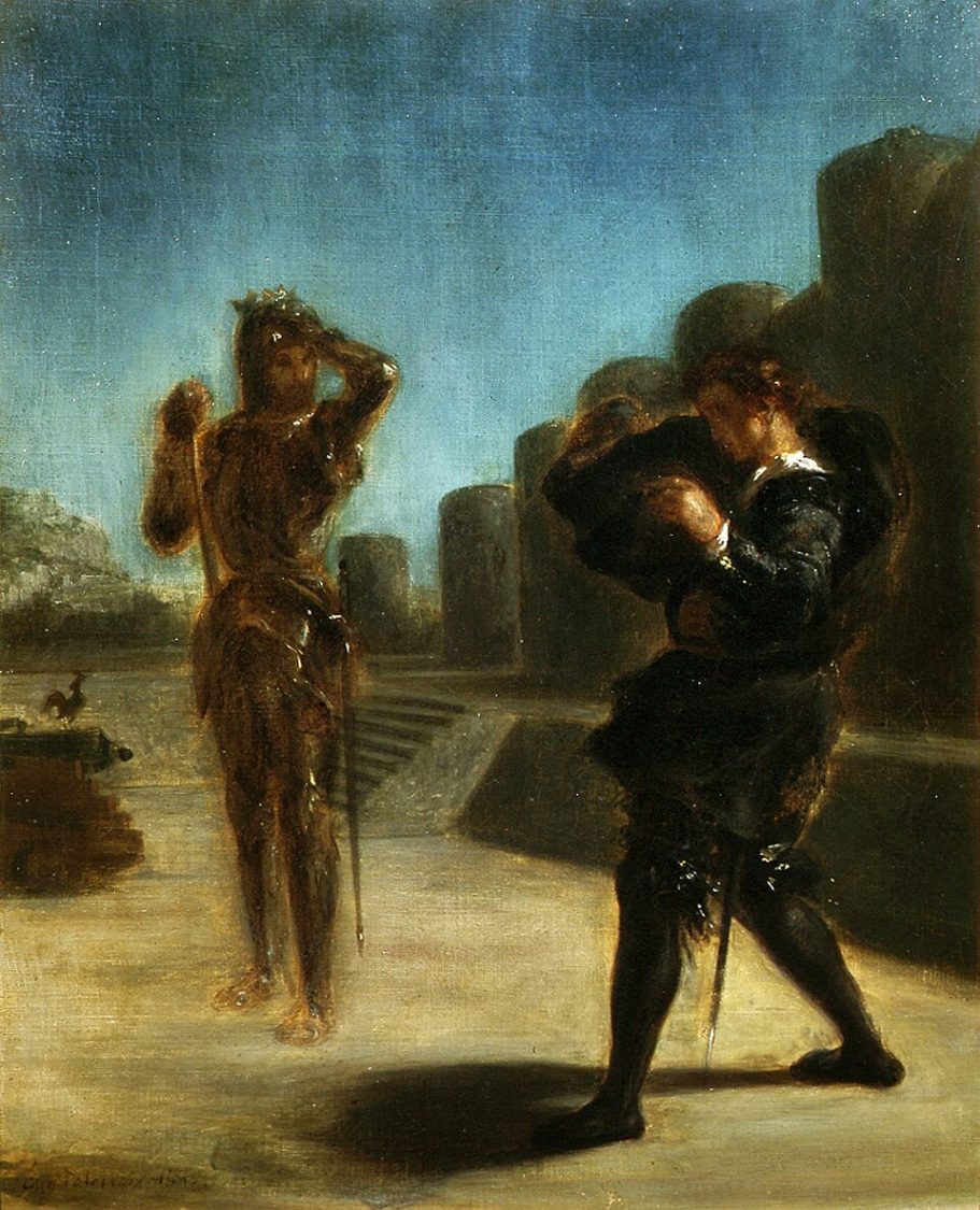 Eugène Delacroix — The Ghost of Hamlet’s Father